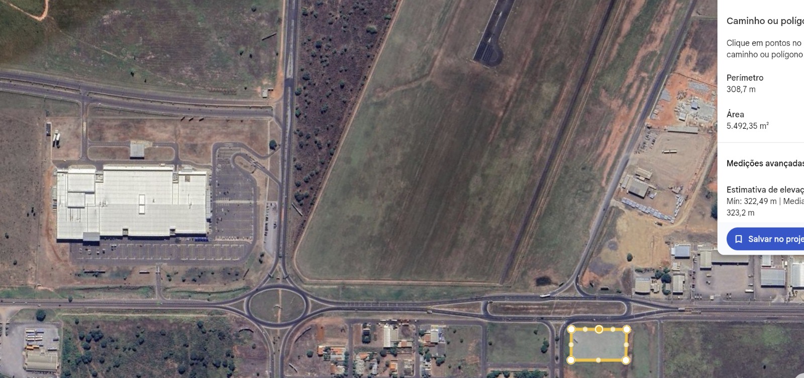 Área de esquina na principal entrada de Três Lagoas: visibilidade máxima, valorização contínua