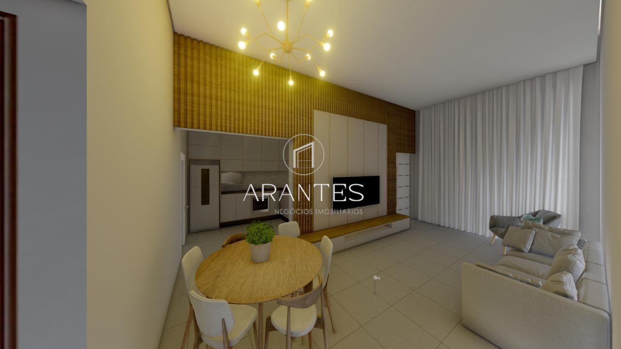Linda Casa Moderna à Venda no Bairro Bela Vista da Lagoa – 3 Quartos, Sendo 1 Suíte